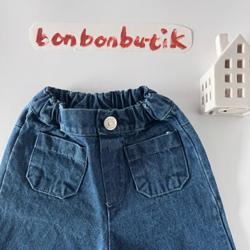 bonbon butik / Pocket Denim Pants 【for kids & jr.】