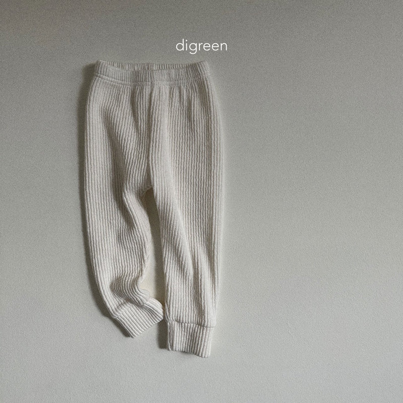 digreen / knit jogger pants