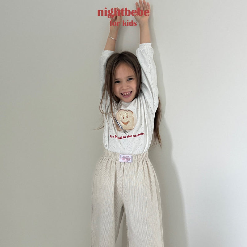 nightbebe / bonjour stripe pants