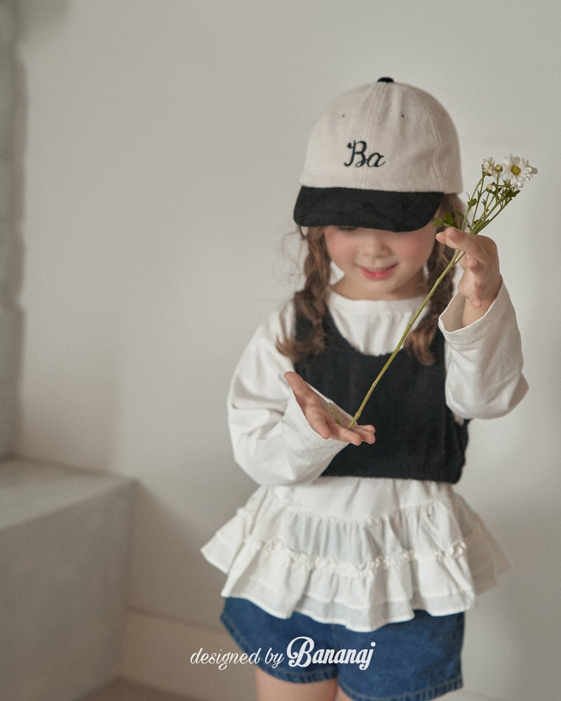 bananaj / lopple poin tee【for kids & jr.】