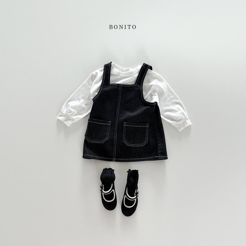 bonito / stitch denim ops【for kids&Jr.】