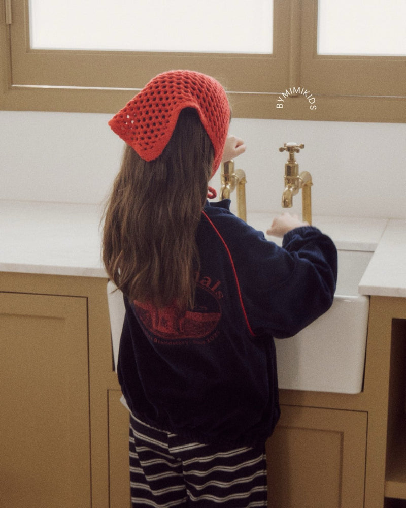 by mimi  / triangle bonnet【for kids , jr】
