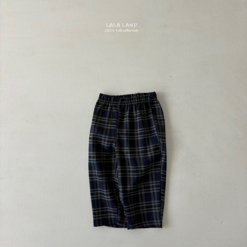 lalaland / lala check pants【for kids】