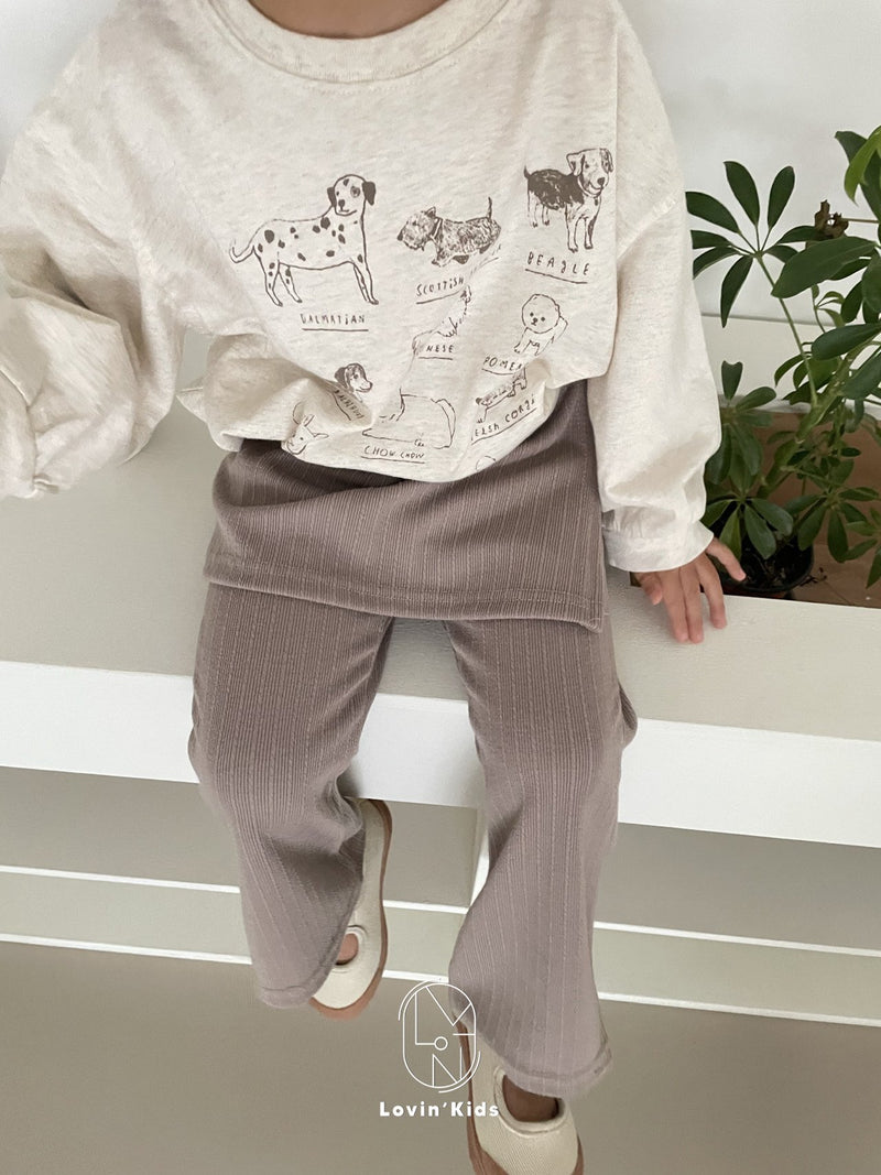 lovin / papirop t-shirt【for kids】