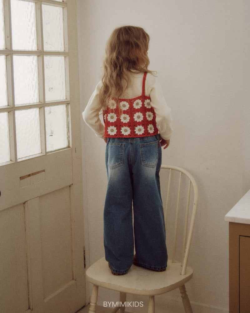 by mimi  / cody knit bustier【for kids , jr】