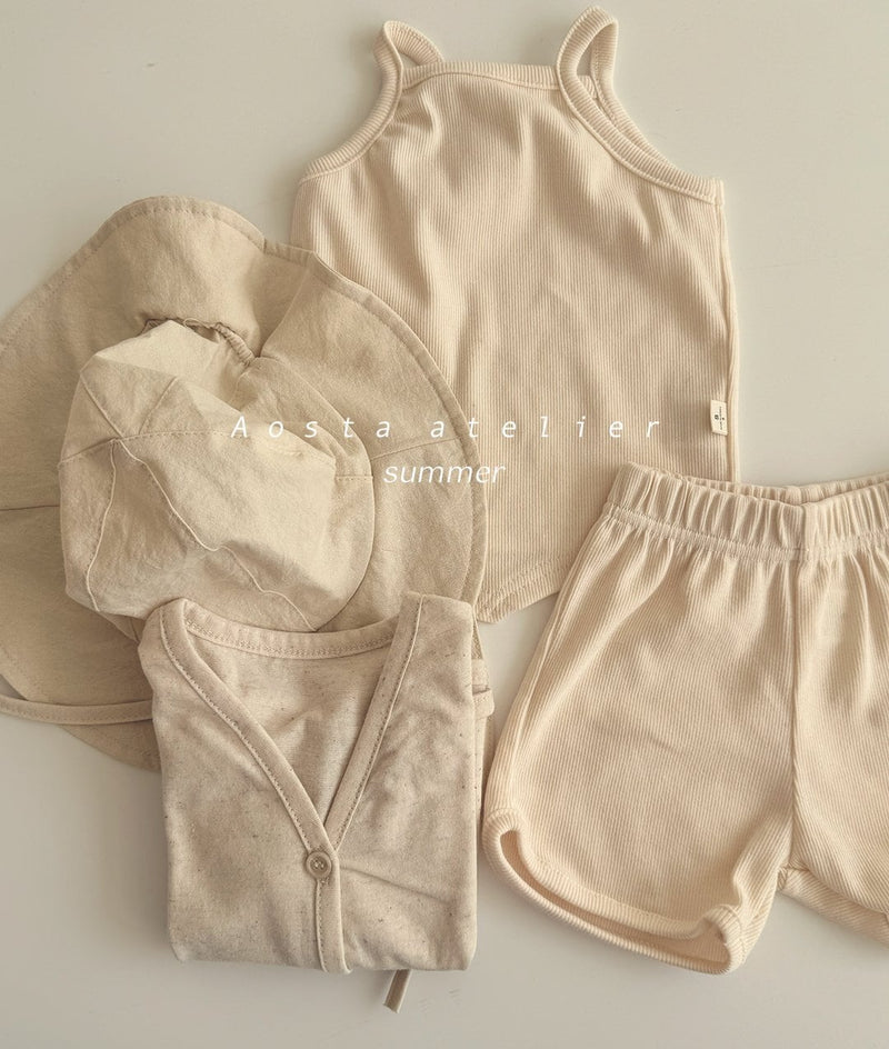 aosta / rib short pants【for baby &kids】