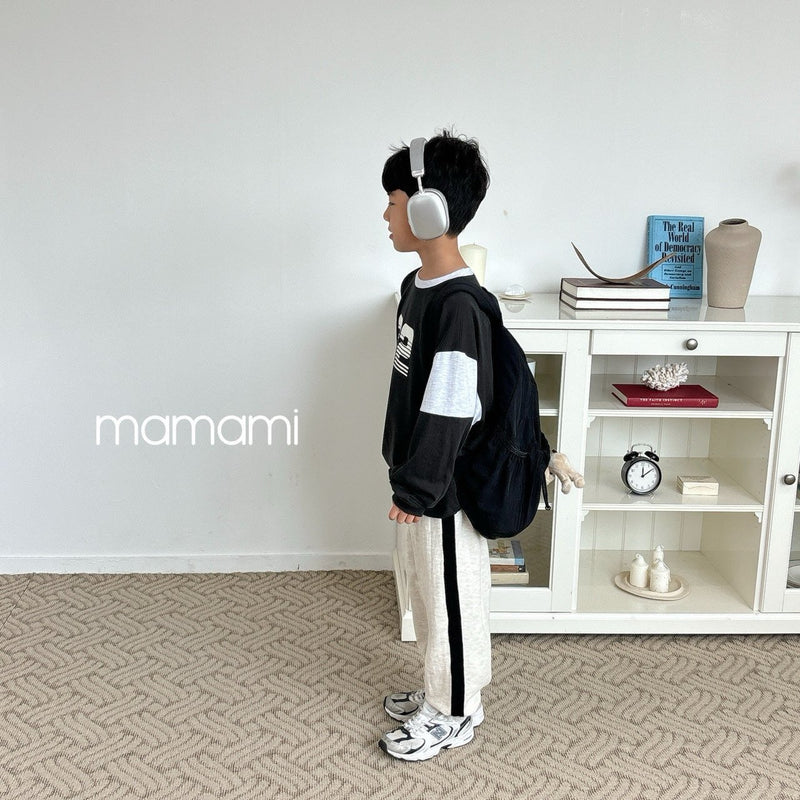 mamami / line jogger pants【for kids & jr.】