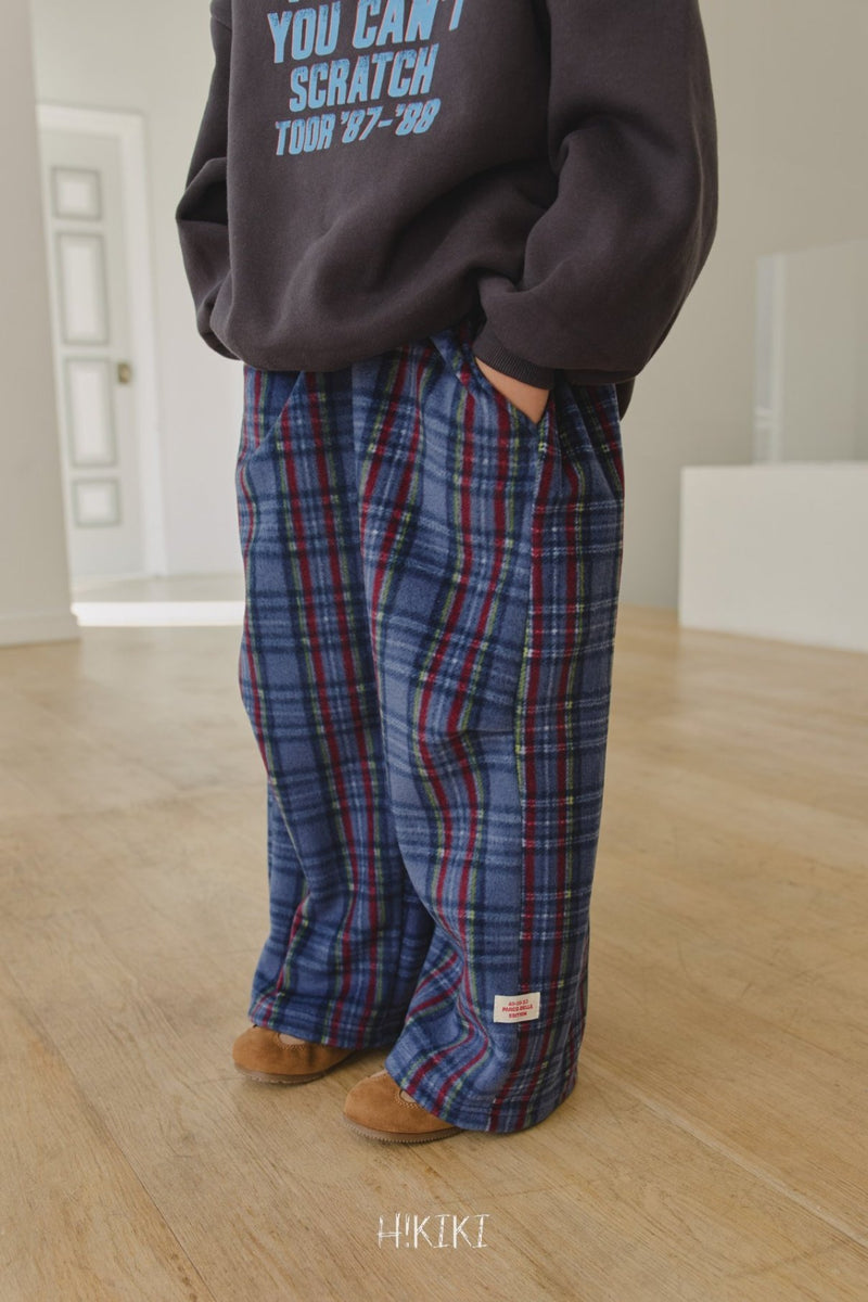 hikiki / check pants【for kids, jr.】