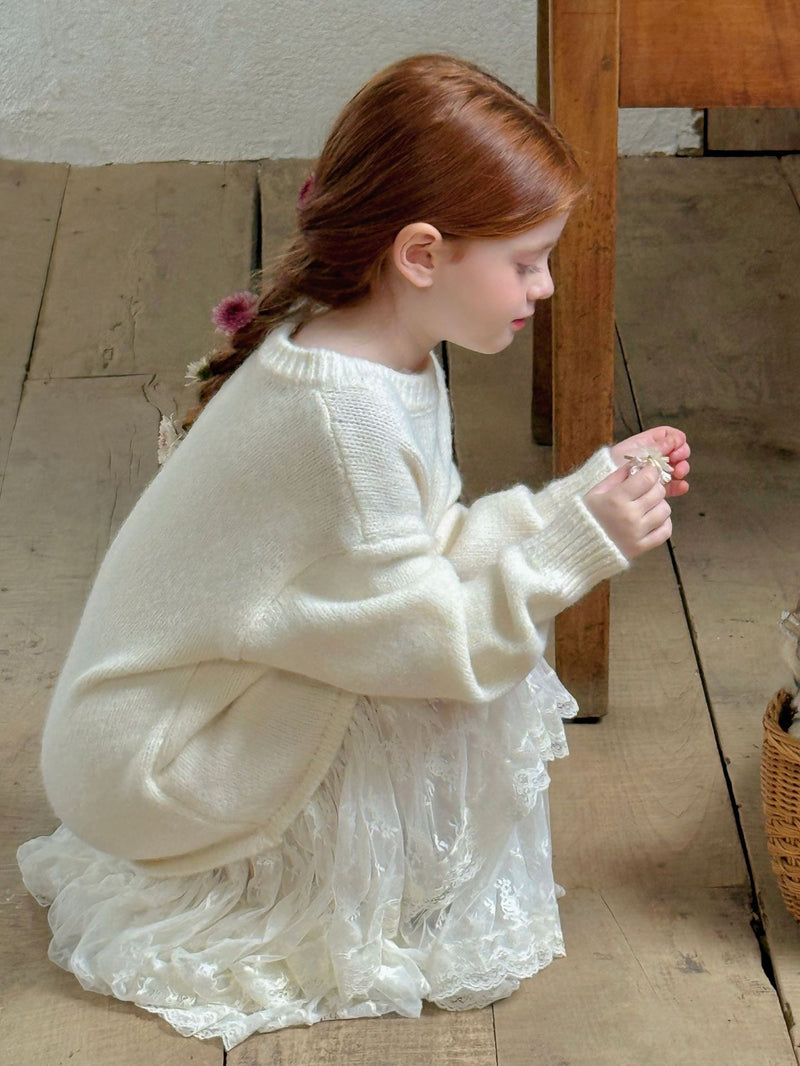 otaly / knit layered one-piece【for kids , jr】(no.5691)