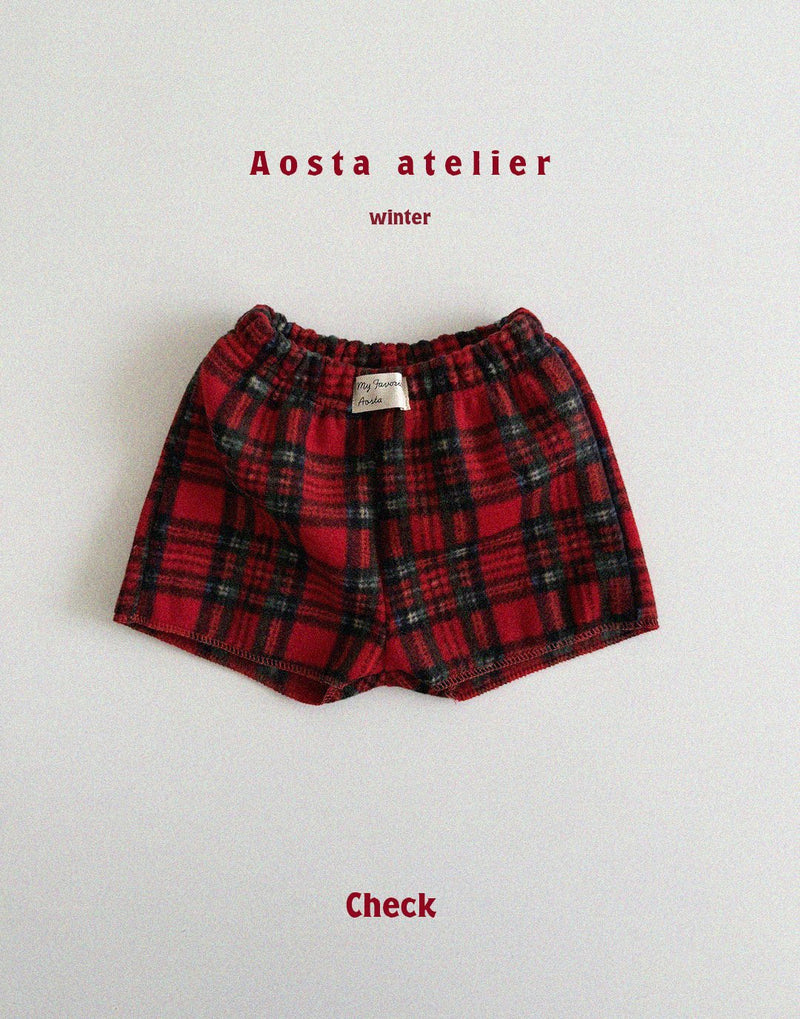 aosta / winter bonbon short pants