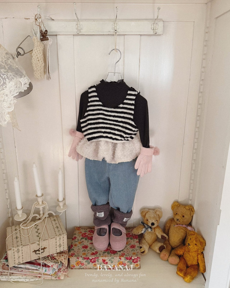 bananaj / mimi fur skirt【for kids & jr.】