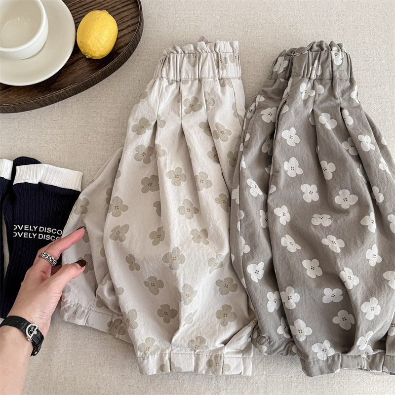 flower cocoon pants【for kids 】