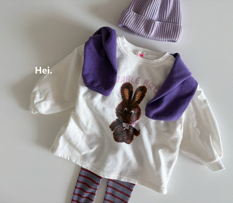 hei. / rabbit and girl tee 【for kids】