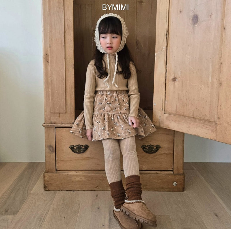 by mimi  / corduroy  skirt【for kids , jr】