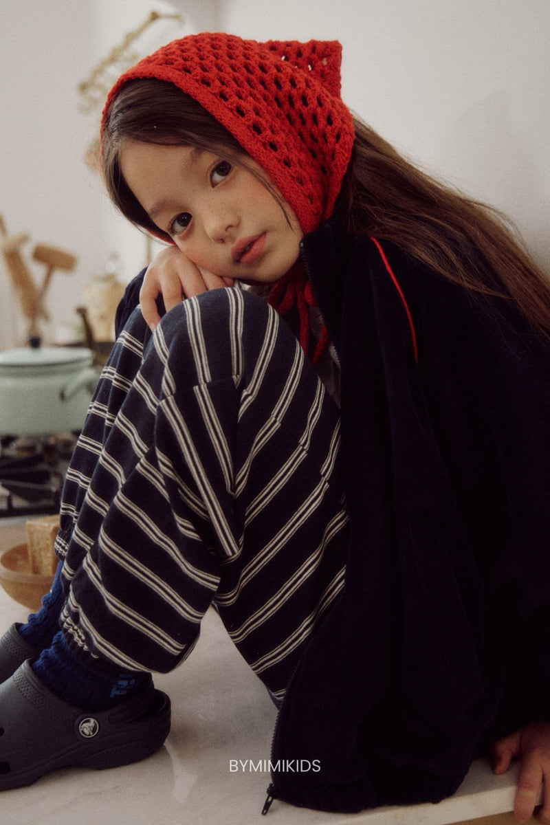 by mimi  / triangle bonnet【for kids , jr】