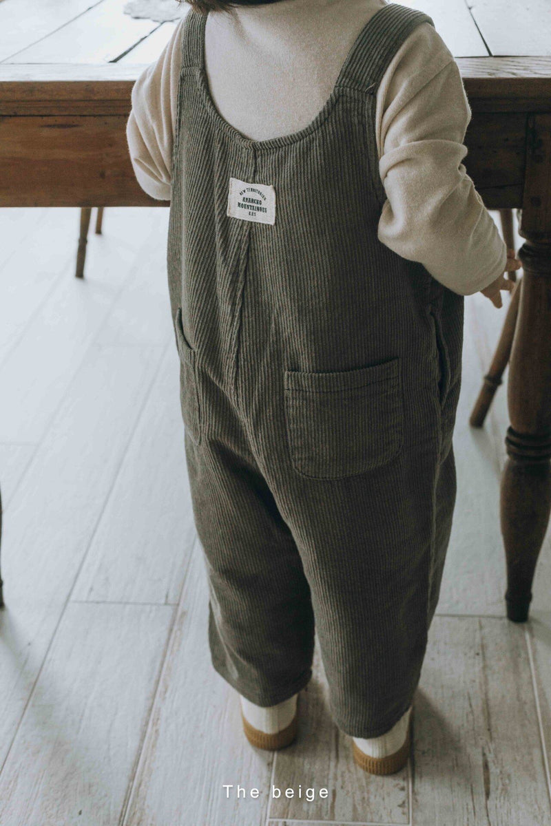the beige / stitch overall