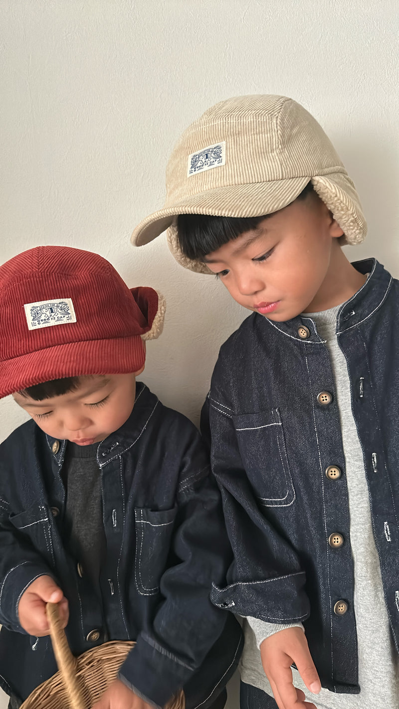 【一部即納 100/120size】indigo denim set up【for kids & jr.】