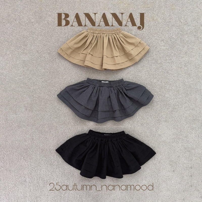 bananaj / player currot skirt【for kids & jr.】