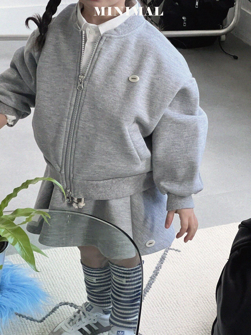 minimal / cozy zipup jumper【for kids &Jr.】