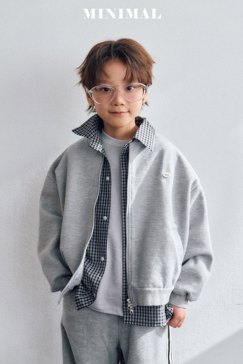 minimal / cozy zipup jumper【for kids &Jr.】