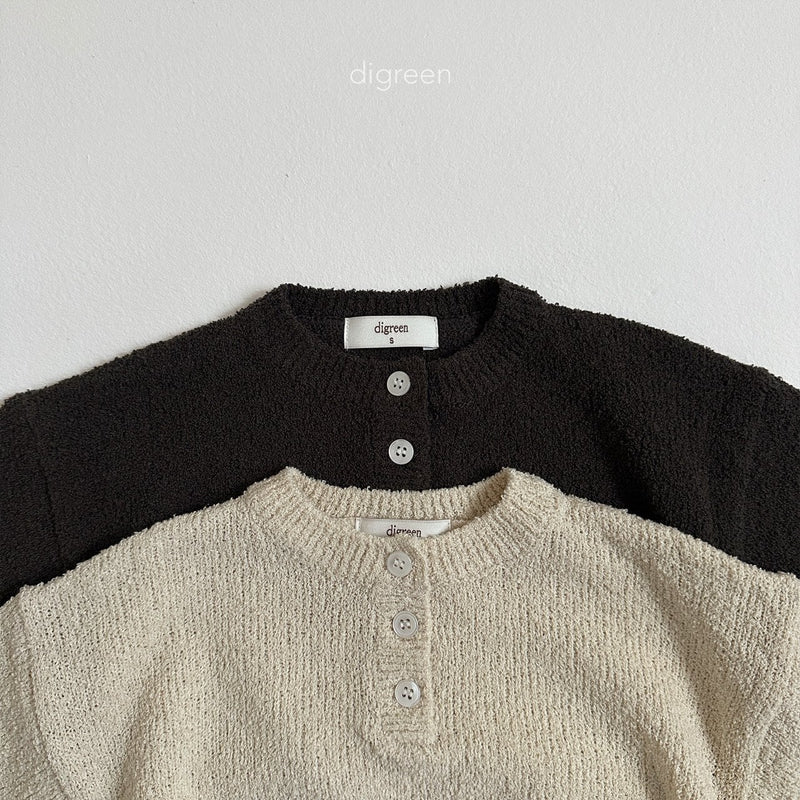 digreen / sand knit tee【for kids】