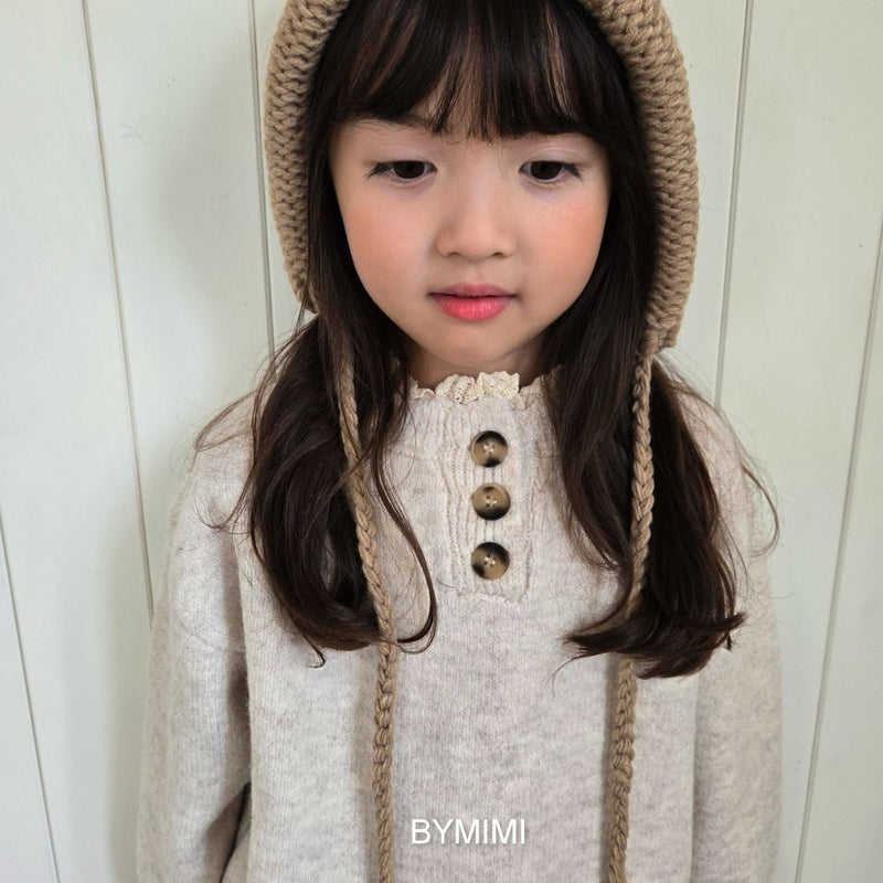 by mimi  / baguette knit tee【for kids , jr】