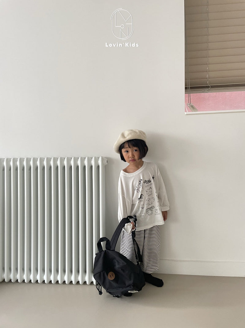 lovin / papirop t-shirt【for kids】