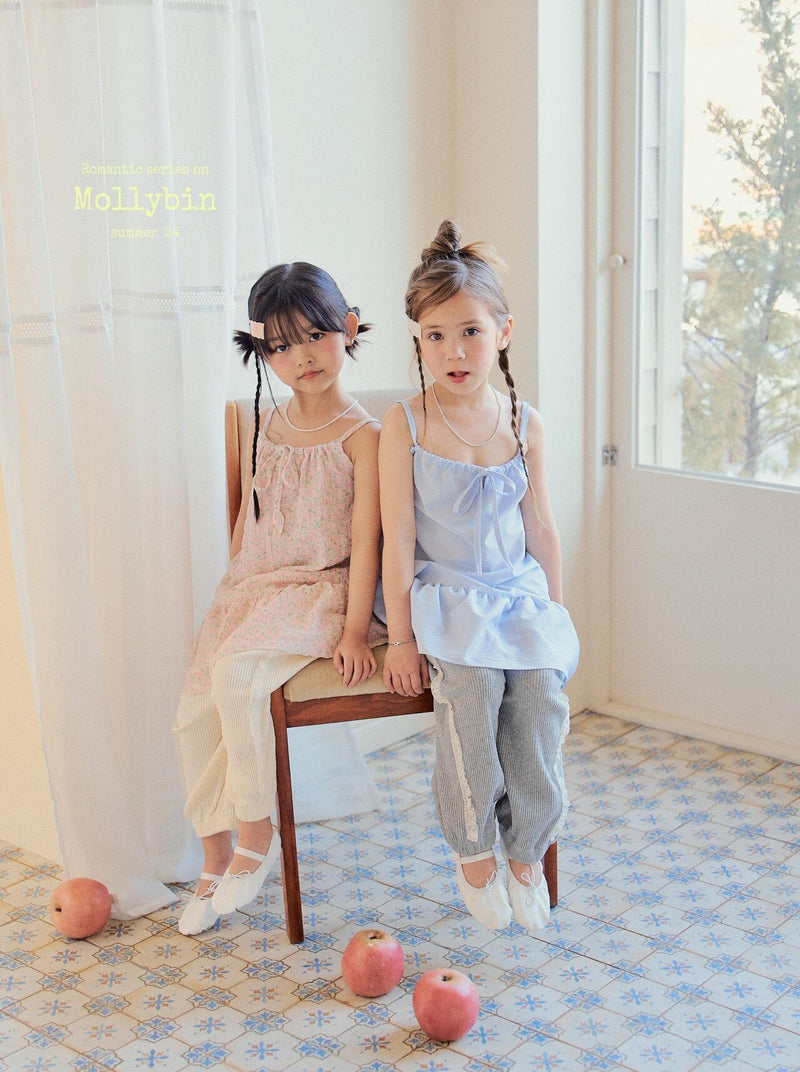 mollybin / lace jogger pants【for kids , jr】