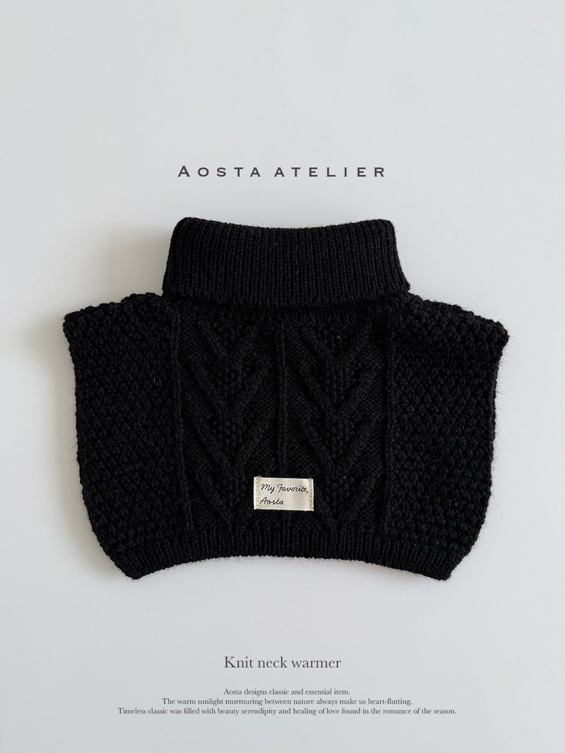 aosta / knit neck warmer