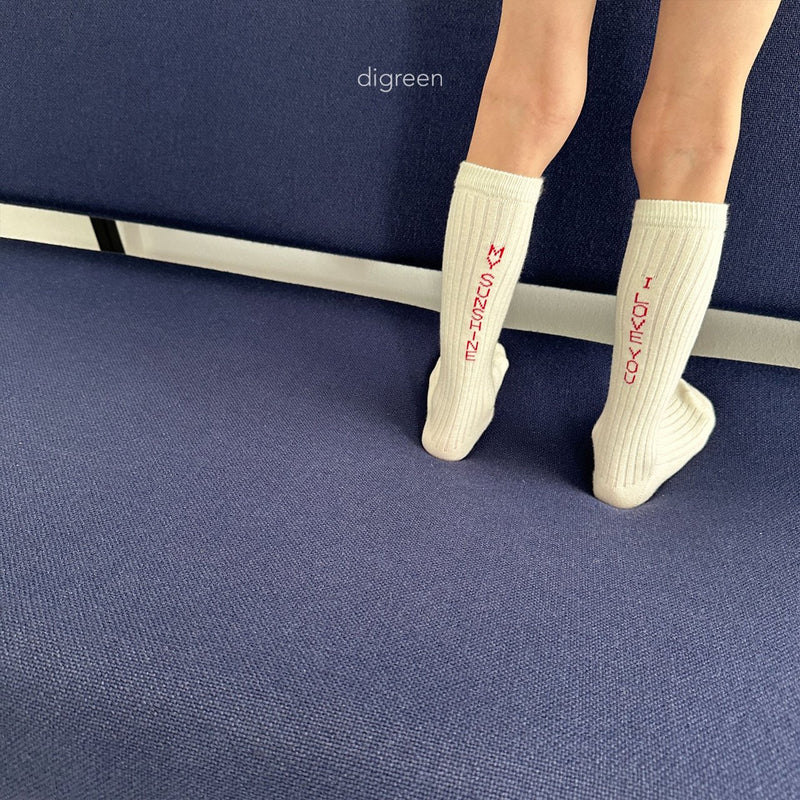 digreen / sunshine socks