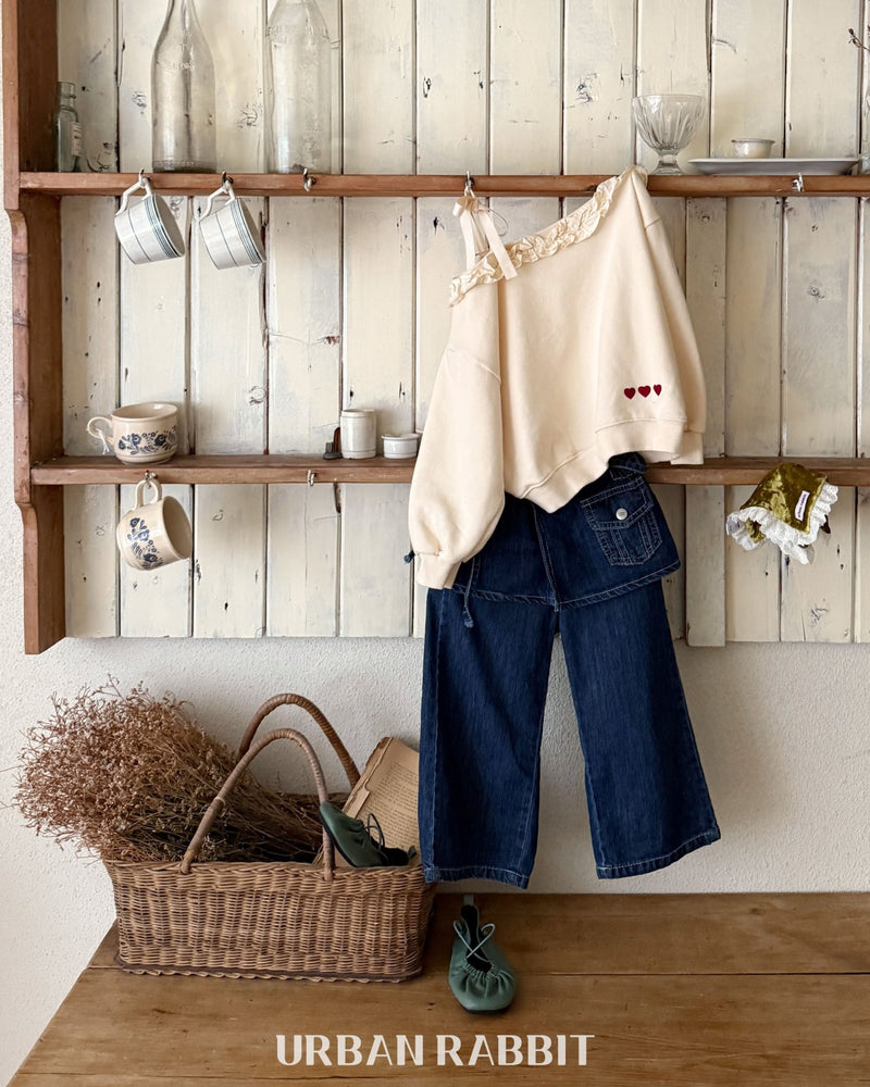 urban rabbit / pocket wrap denim pants【for kids & Jr.】