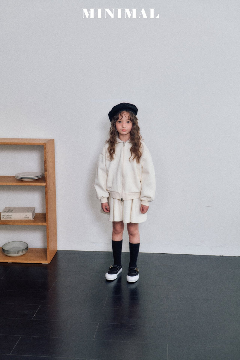 minimal / cozy zipup jumper【for kids &Jr.】