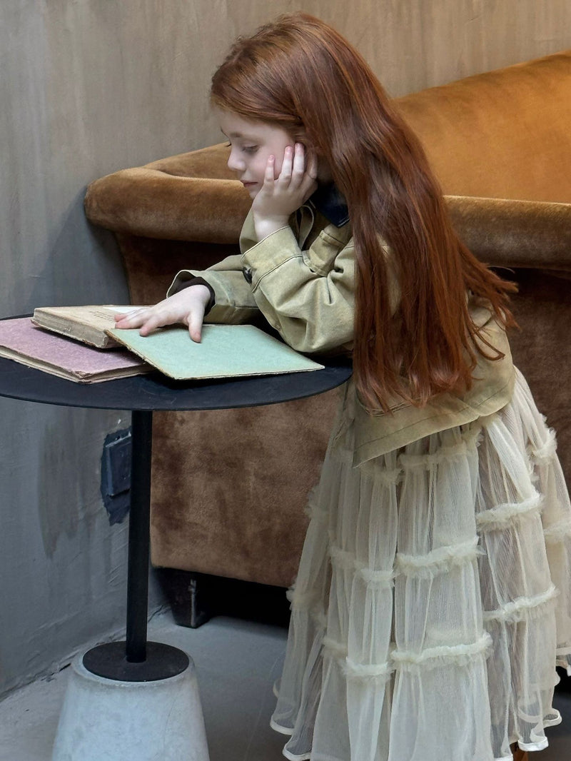 otaly /  leather collar jacket【for kids , jr】(no.5760)