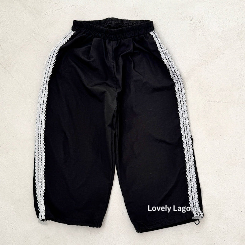 lago / pin tuck string pants【for kids, jr &mom】
