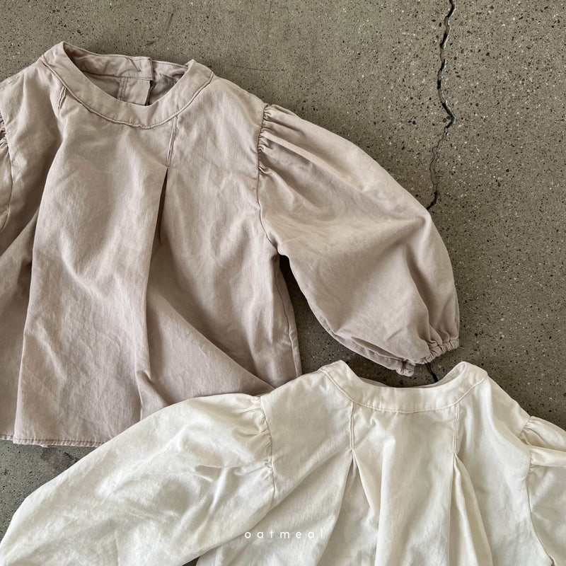 oatmeal / antoine blouse【for kids】