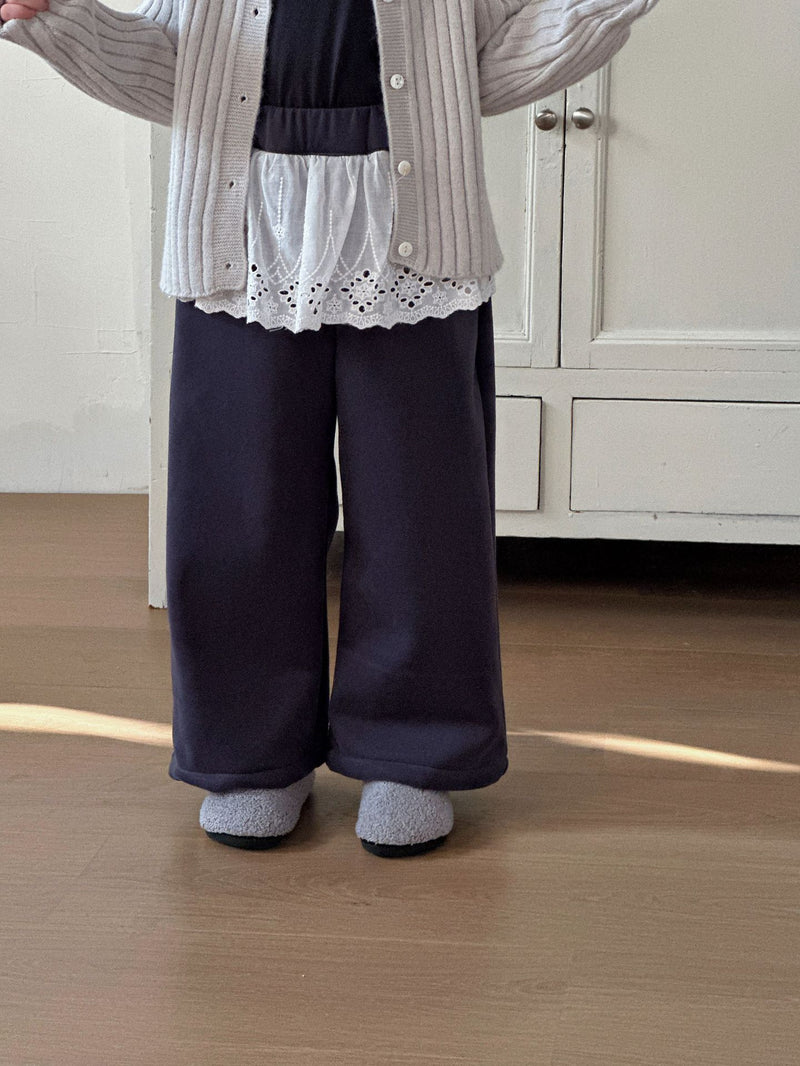 lace wide pants 【for kids&Jr.】