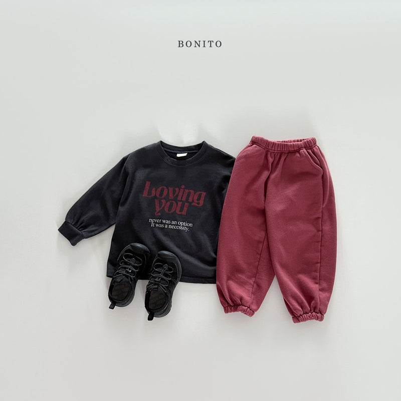 bonito / soft chuli jogger pants【for kids&Jr.】