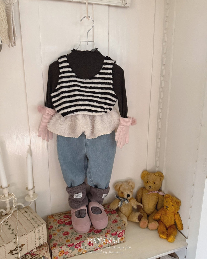 bananaj / mimi fur skirt【for kids & jr.】