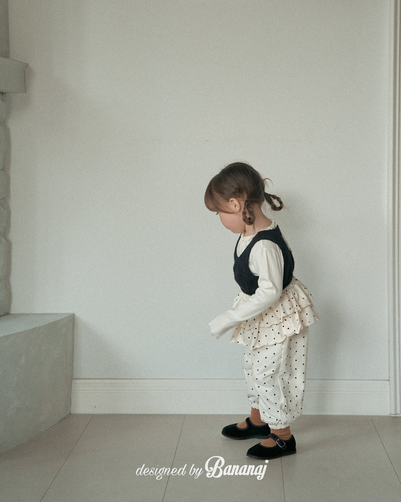 bananaj / flower leaf pants【for kids & jr.】