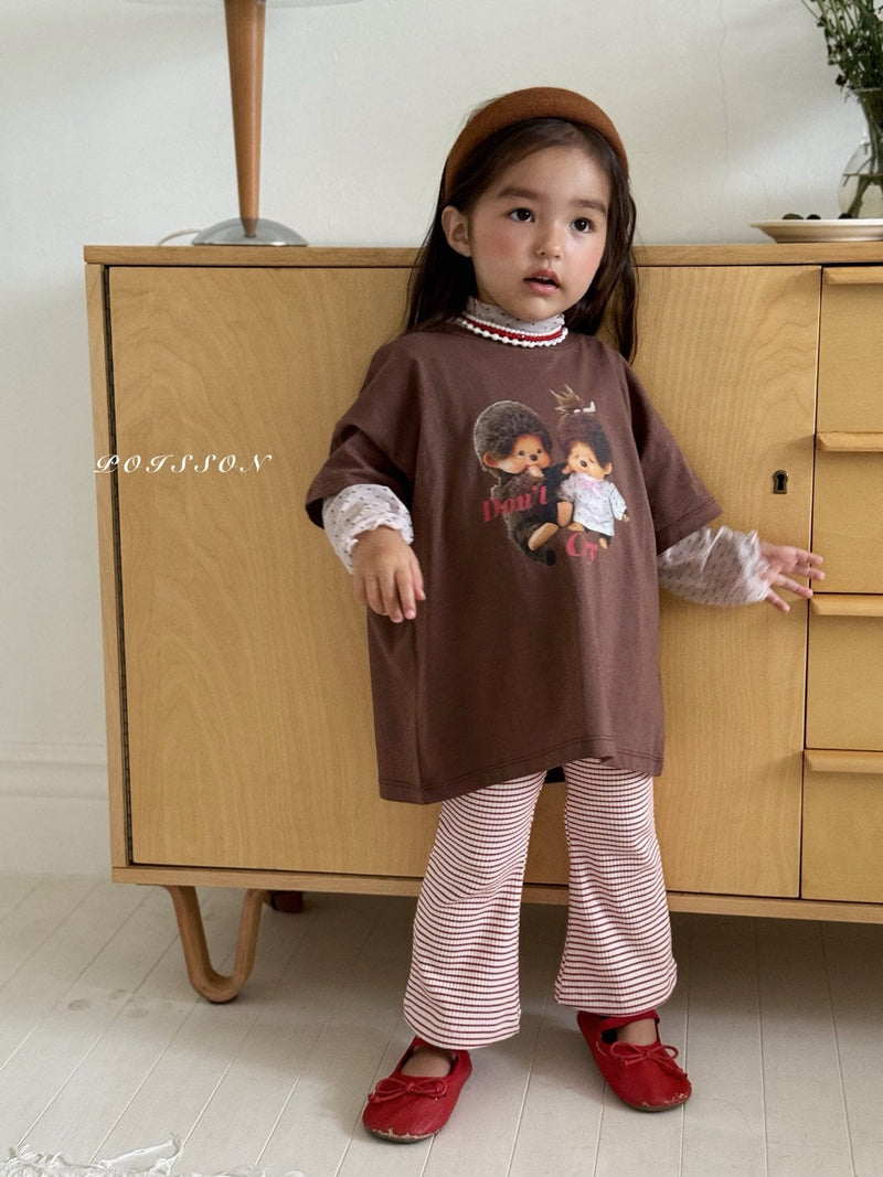 poisson / lace half tee【for kids &Jr.】