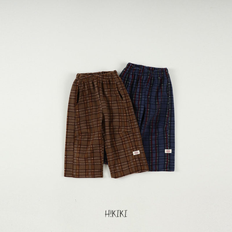hikiki / check pants【for kids, jr.】