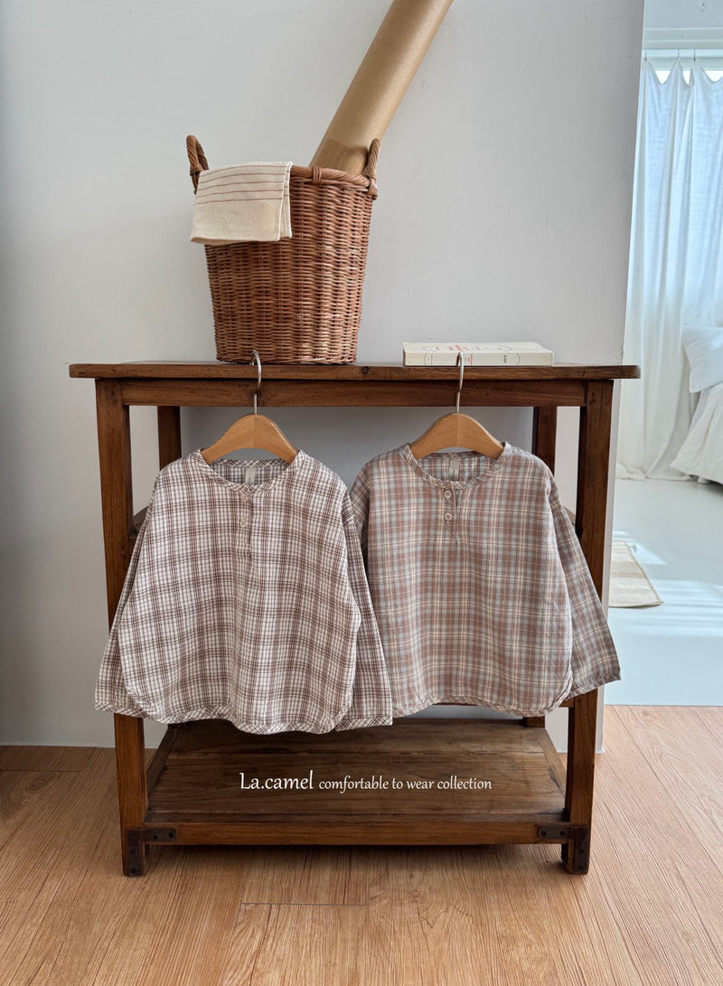 la camel  / elmu shirts【for  kids】