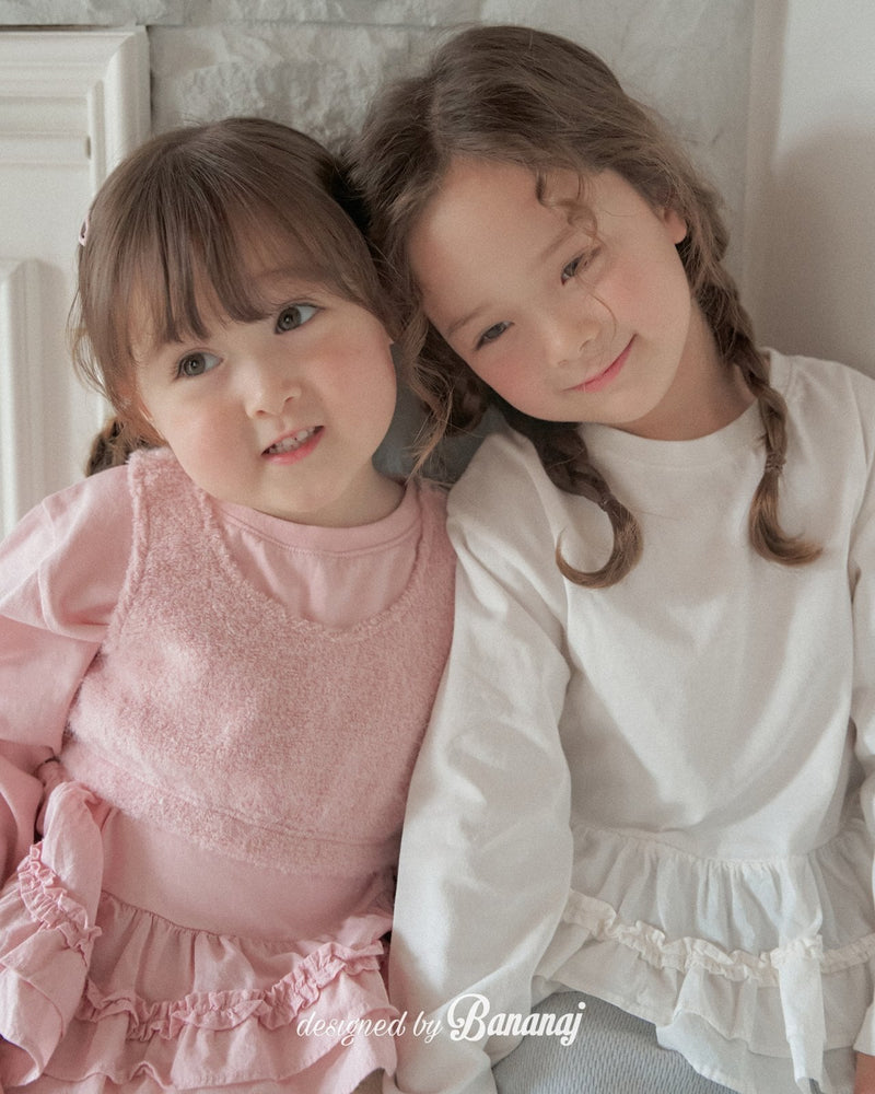 bananaj / lopple poin tee【for kids & jr.】