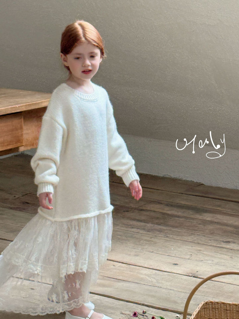 otaly / knit layered one-piece【for kids , jr】(no.5691)