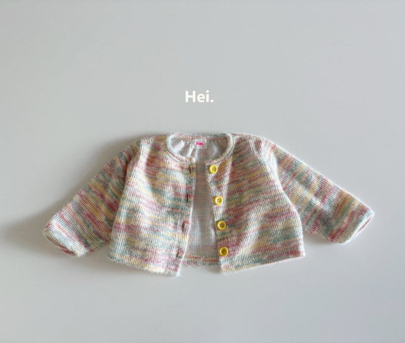 hei. / rainbow cardigan 【for kids】