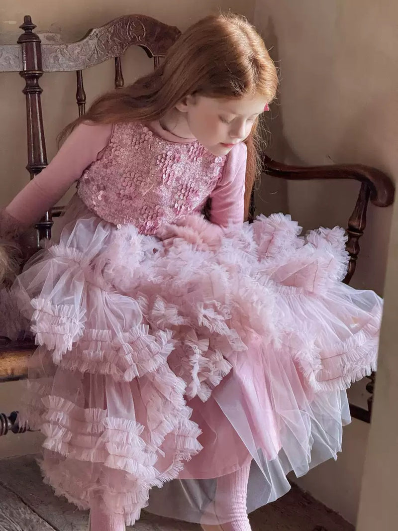 otaly / pink celebrate one-piece tops set【for kids , jr】