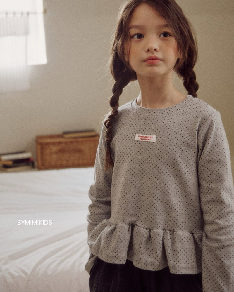 by mimi  / mini dot tee【for kids , jr】