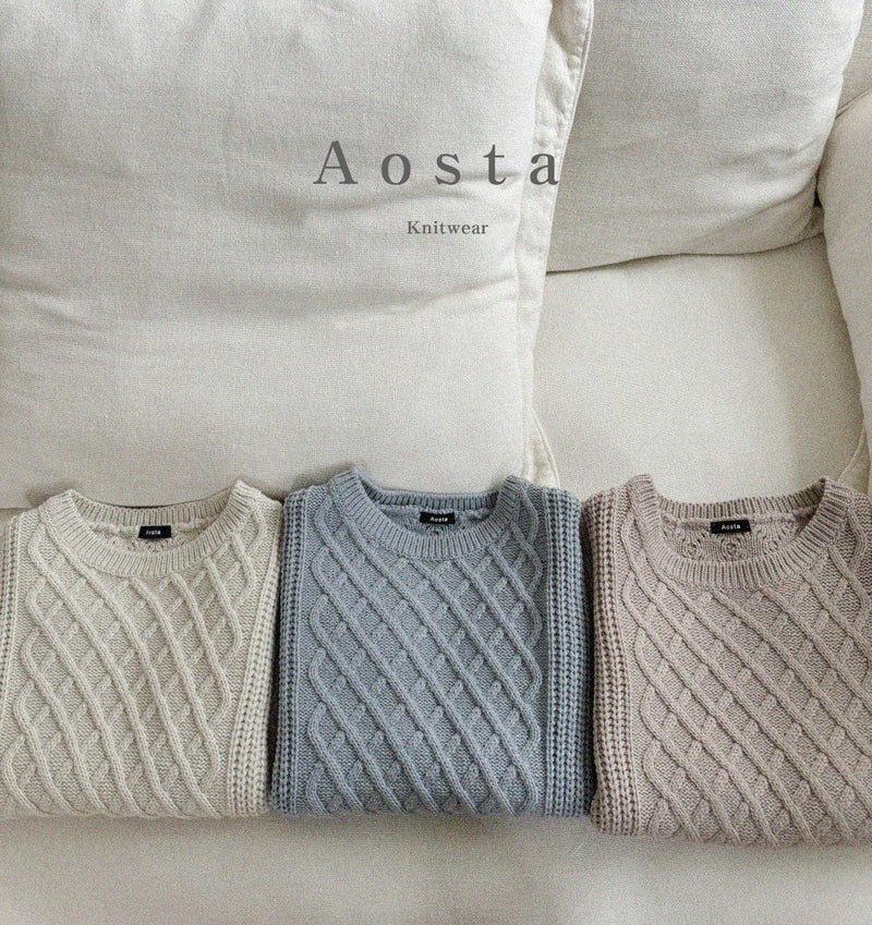 aosta / knit vest【for mom】