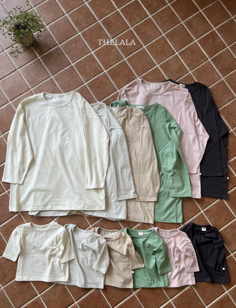 thelala / high muji tee【for kids. & adult】
