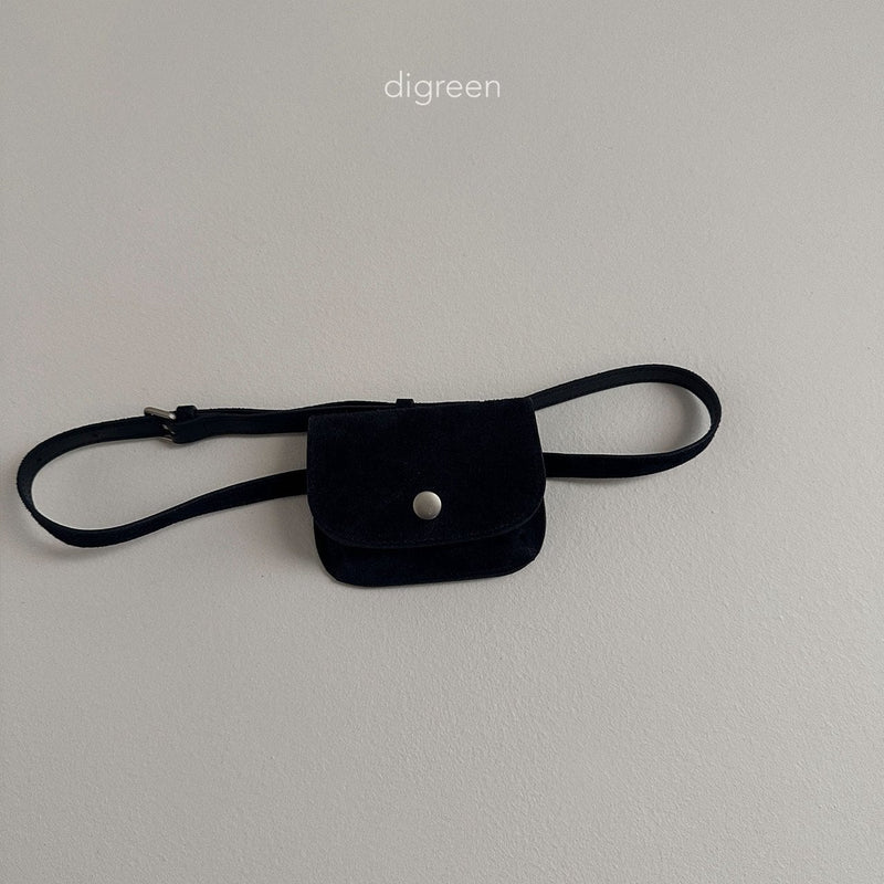 digreen / mini suede belt bag